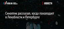 Синоптик рассказал, когда похолодает в Ленобласти и Петербурге