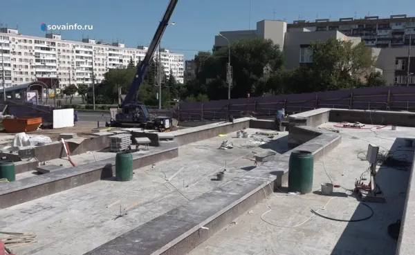 В Самаре в августе после ремонта откроется самый большой многоуровневый городской фонтан