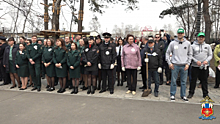 Транспортные полицейские Хабаровска совместно с представителями общественного совета присоединились к эколого-патриотическому проекту «Лес Победы»