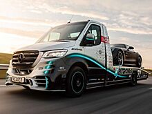 Mercedes-Benz Sprinter превратили в брутальный эвакуатор в стиле болидов Формулы-1