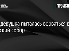 Голая девушка пыталась ворваться в Казанский собор