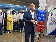 Спортивный поезд-музей запустили в метро Новосибирска
