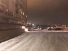 На стройплощадке ЖК «Беринг» в Новосибирске сгорела крыша дома