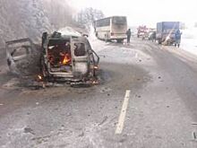 В Прикамье два человека погибли в сгоревшем автомобиле