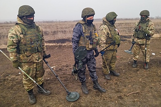 Завершаются опытные испытания роботизированного комплекса разминирования