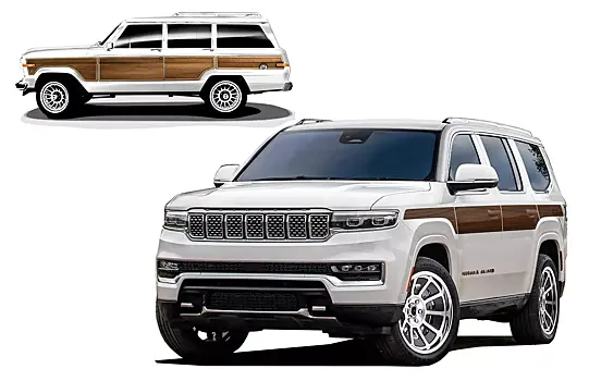 Jeep Grand Wagoneer получил версию с нарисованным на кузове деревом