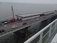 Автомобильное движение по Крымскому мосту возобновили