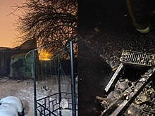 76-летняя женщина попала в больницу с ожогами после пожара в Волгограде