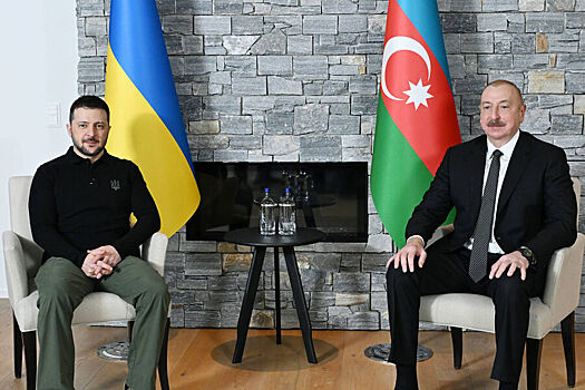 Президенты Азербайджана и Украины встретились в Давосе