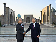 Король Иордании осмотрел древние памятники Самарканда. Это его первый госвизит в Узбекистан