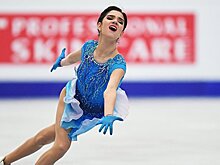 Фигуристка Евгения Медведева, завоевавшая золото на ЧЕ в Чехии
