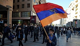 Протестующие собрались в центре Еревана