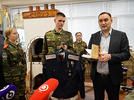 Казачья форма министра Комарова пополнила экспозицию музея кадетской школы №46 в Пензе