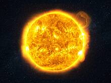 На Солнце произошла крупная вспышка