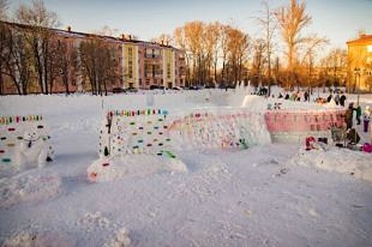 Рыбинская снежная крепость попала в Книгу рекордов России
