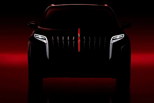 Hongqi раскрыл подробности о новом кроссовере HS7 для России: авто сняли на фото
