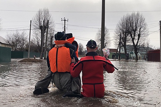 В мордовском городе Рузаевка половодье затопило 18 улиц