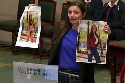 Бельгийский депутат Вандеберг показала сгенерированное ИИ фото себя в бикини