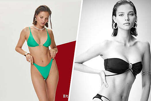 Модель Алеся Кафельникова снялась для рекламы бренда Etam