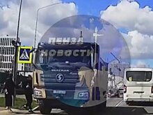 В Пензе нашли водителя самосвала, едва не сбившего людей на ул. Яшиной