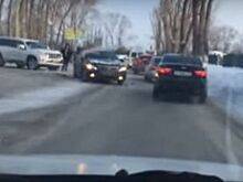 Две «Тойоты» столкнулись на Нижней Террасе в Ульяновске