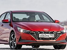 На московской автодороге провели первый тест-драйв новой Hyundai Elantra