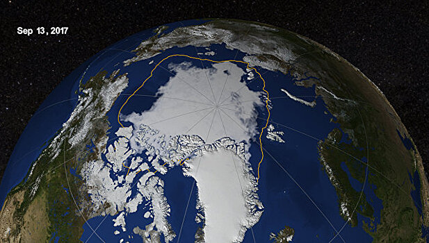 НАСА: сокращение льдов Арктики достигло рекорда