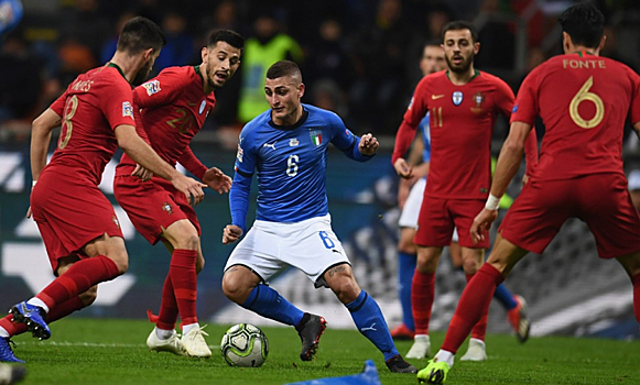 Португалия добывает ничью в матче с Италией и выигрывает свою группу в Лиге Наций