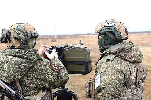 Морпехи Балтийского флота провели тренировку по армейской тактической стрельбе в Калининградской области