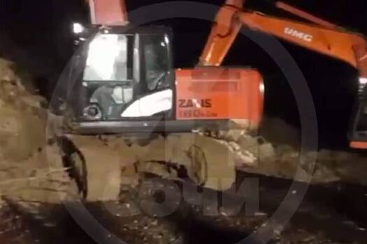 Место схода селя в Сочи попало на видео
