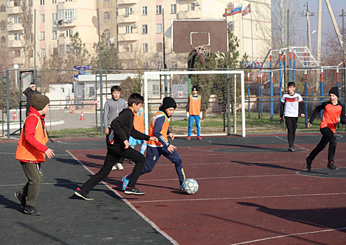 На российской военной базе в Таджикистане состоялся спортивный праздник