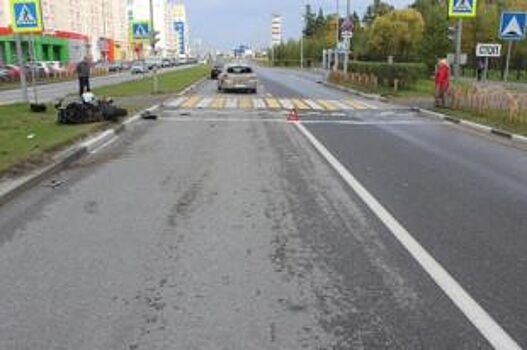 В Сургуте произошло ДТП с участием мотоцикла