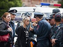 В Ереване продолжаются протестные акции против правительства Армении