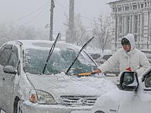 Фоторепортаж PRIMPRESS: Владивосток снова заметает снегом