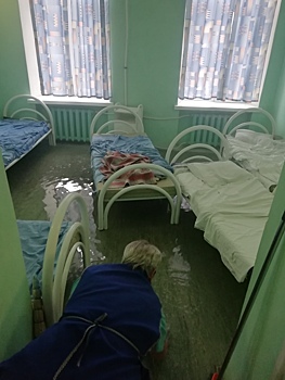 В выборгской детской больнице случился потоп
