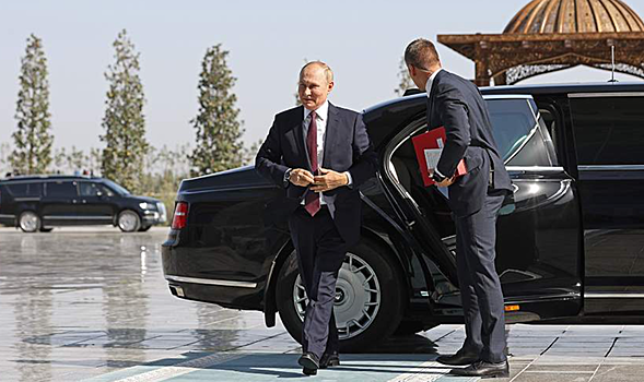 Путин прибыл на заседание ШОС