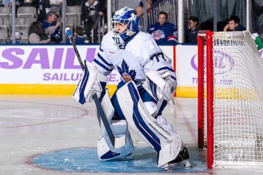 Ахтямов одержал 10-ю победу в сезоне АХЛ, отразив 31 бросок «Бельвиля» из 33. Гребенкин – без очков