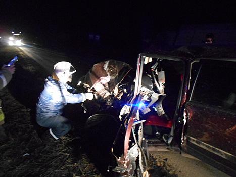 Влетел в КамАЗ: водитель легковушки пострадал в ДТП в Ростовской области