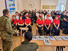 Урок мужества прошел для юнармейцев Новосибирской области