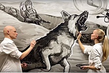 Ростовские художники создали видео-арт в честь героического пса "Балбеса"