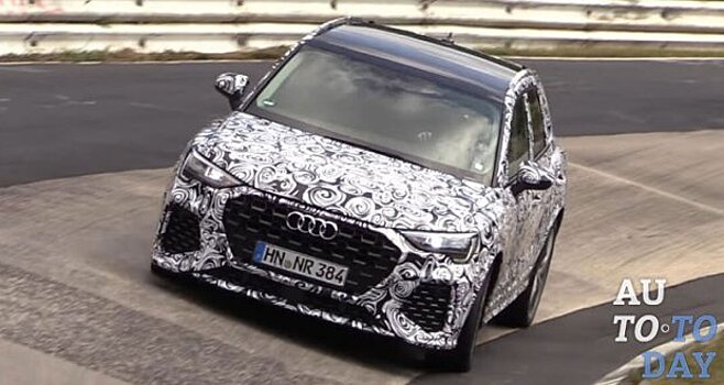 Audi RS Q3 получает очередную дозу нагрузок в Нюрбургринге