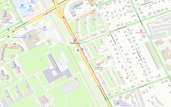 Возле курского ЮЗГУ образовалась пробка