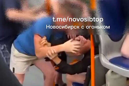 Массовую драку пассажиров трамвая в Новосибирске сняли на видео