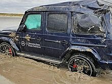 В Нидерландах перевернули Mercedes-AMG G63 за 22 млн рублей