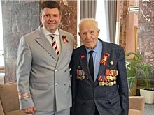 Из Элисты на парад в Москву отправился 99-летний ветеран Петр Леонтьев