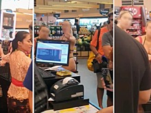 На Бали туристки в бикини шокировали покупателей в супермаркете