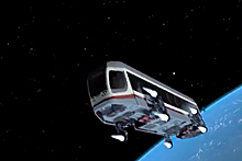 Рогозин показал летящий в космосе вагон из Челябинска