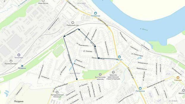 Часть улиц Нововятска станут односторонними