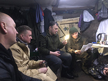 Челябинский мэр встретился с земляками-танкистами на передовой
