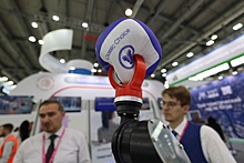 На ИННОПРОМ показали робота, который может заменить человека на объектах атомной энергетики